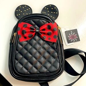 Olivia and Kate of New York - Mickey Mouse Backpack Red polka dot Bow RARE